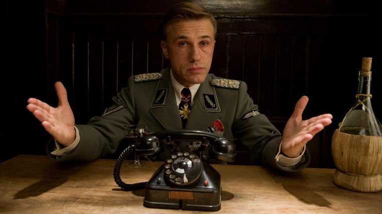 Christoph Waltz als SS-kolonel Hans Landa in Inglourious Basterds. Beeld 