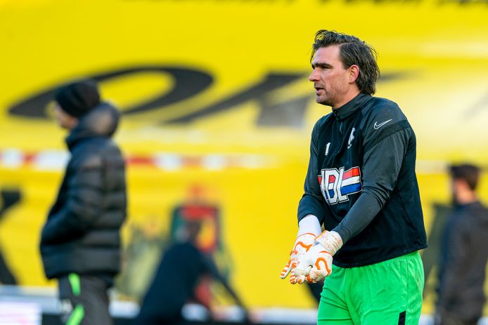 Ruud Swinkels in het tenue van FC Eindhoven, dat hij in totaal negen seizoenen droeg.