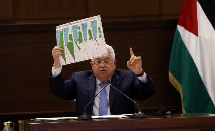 De Palestijnse president Mahmoud Abbas.