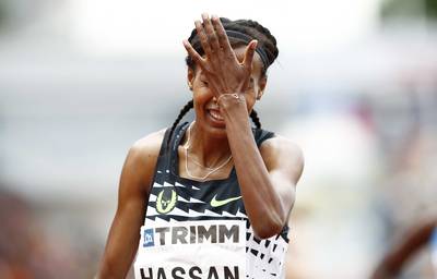 Net geen Nederlands record voor Hassan in Hengelo