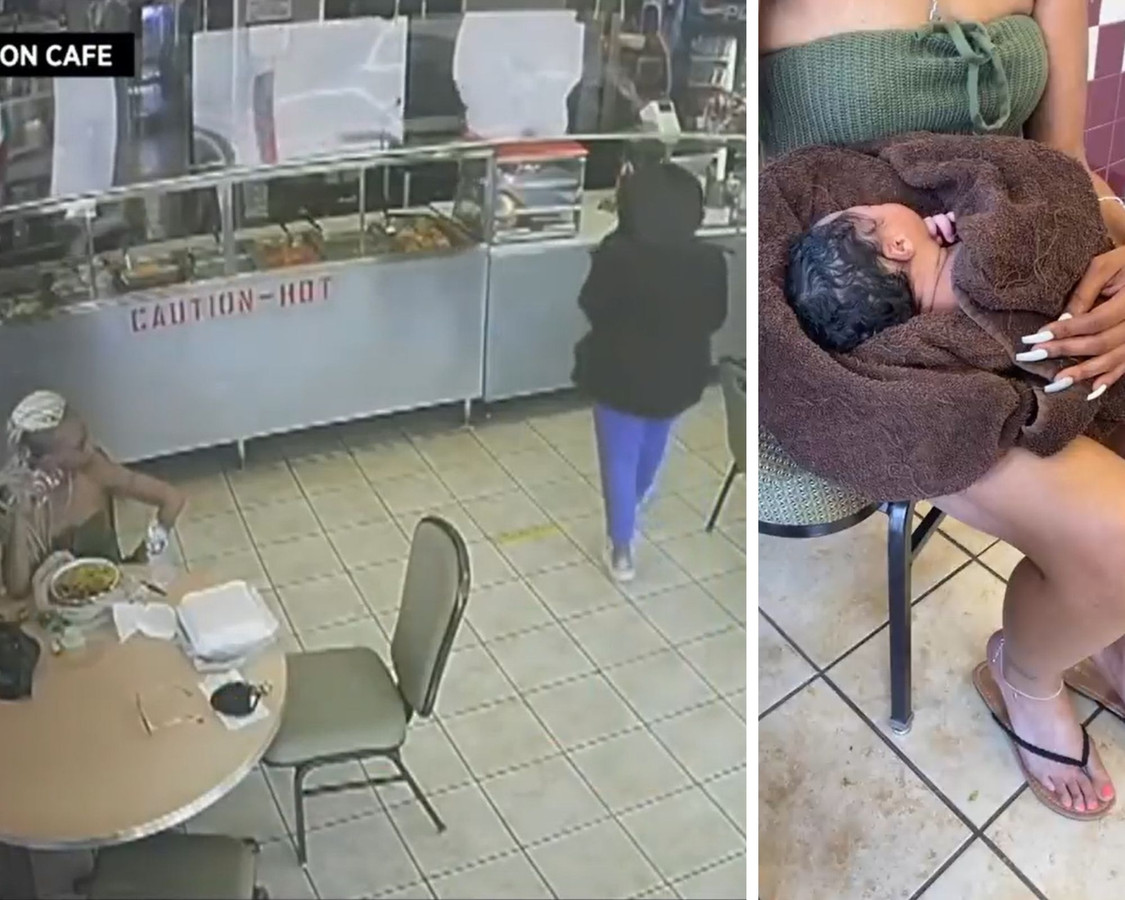 Mercredi après-midi, une adolescente est entrée dans un restaurant de Jersey City avec un nouveau-né, l’a remis à un client, puis est partie.