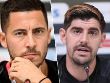 “Pas de problème dans le vestiaire”: Hazard et Courtois calment le jeu et promettent des “guerriers” face à la Croatie