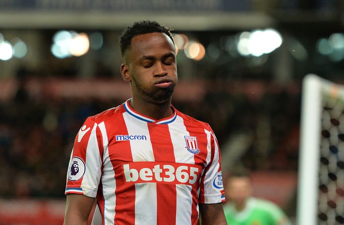 Saido Berahino bij Stoke City.