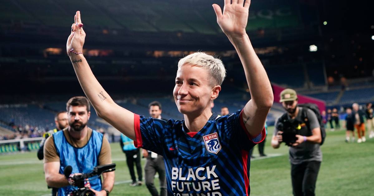 Megan Rapinoe, 38, waves goodbye to a record number of fans after an impressive football career: ‘I’m speechless’ |  sports