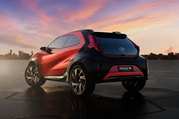 Het conceptmodel van de nieuwe Toyota Aygo.