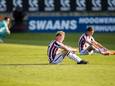 Zware teleurstelling bij Willem II na de uitschakeling.