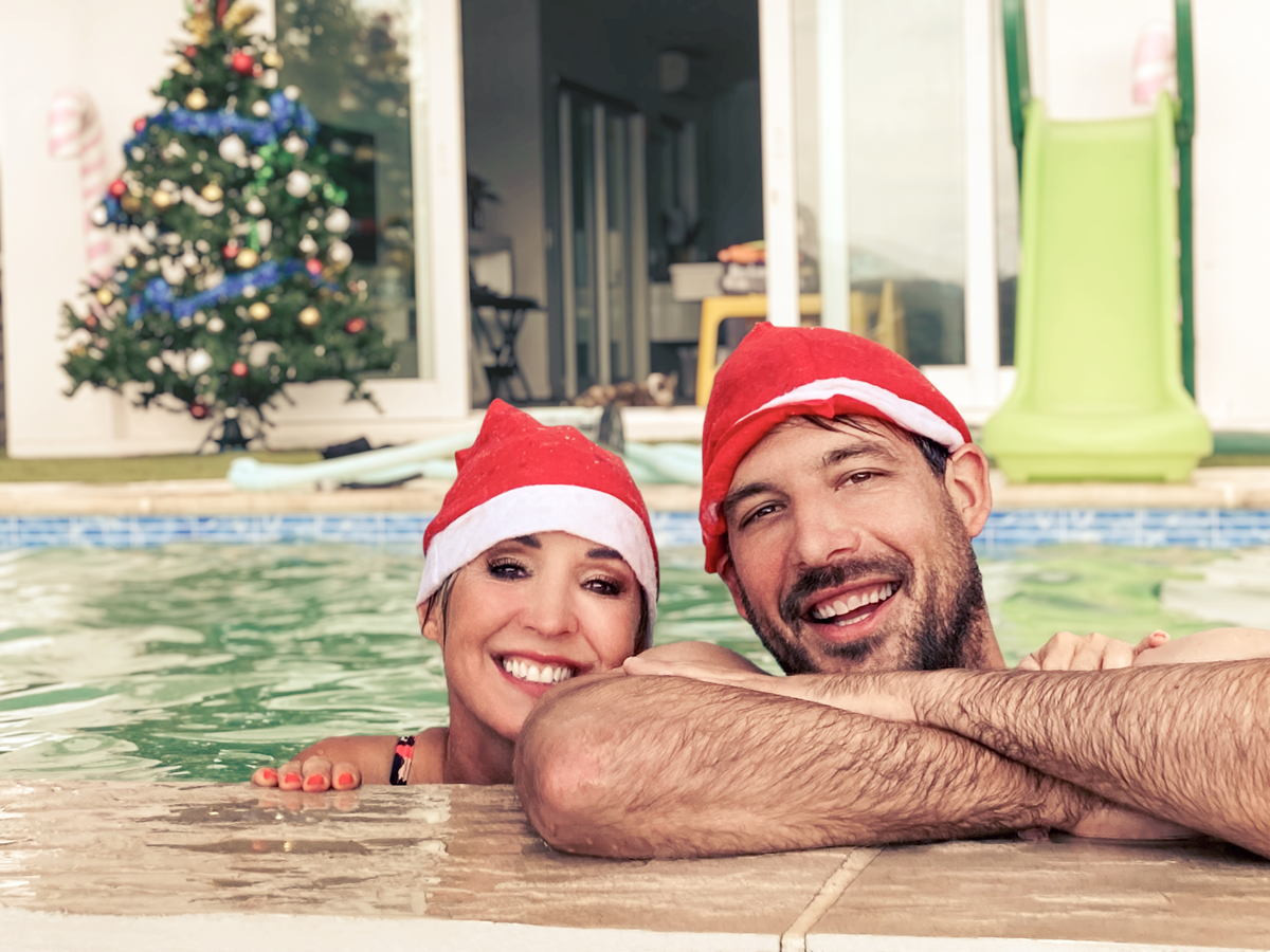 “Met een barbecue, in bikini en onder de zon” zo vierde Kathleen Aerts