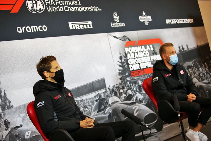 Romain Grosjean en Kevin Magnussen.