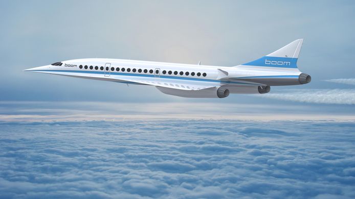 De Boom Supersonic zou in 2025 in de lucht moeten hangen.