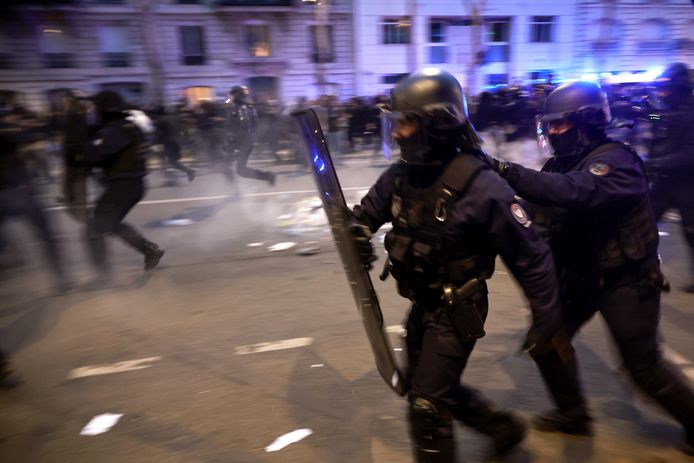 Manifestation contre la réforme des retraites, Paris.