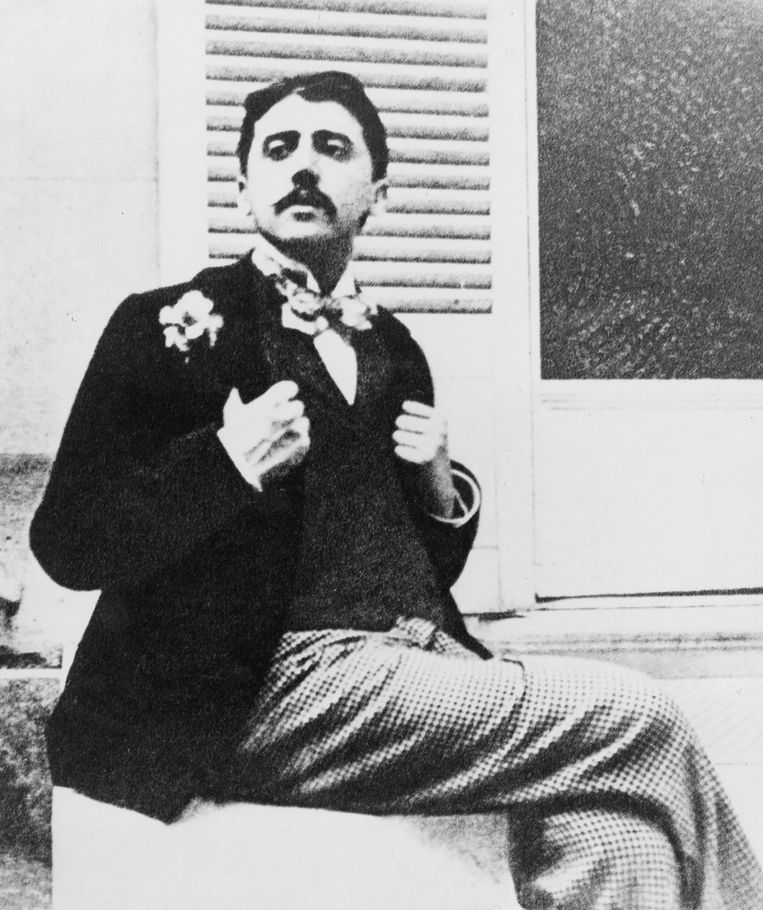 De Franse auteur Marcel Proust (1871- 1922).  Beeld Universal Images Group via Getty
