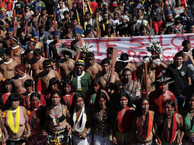Braziliaanse inheemse stammen betogen tegen assimilatieplan Bolsonaro