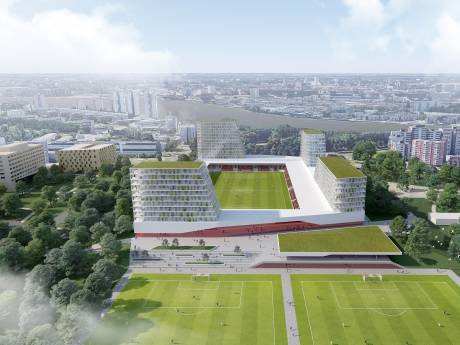 Steun voor ambitieus stadionplan Excelsior: forse uitbreiding en 400 woningen ‘op de hoeken’