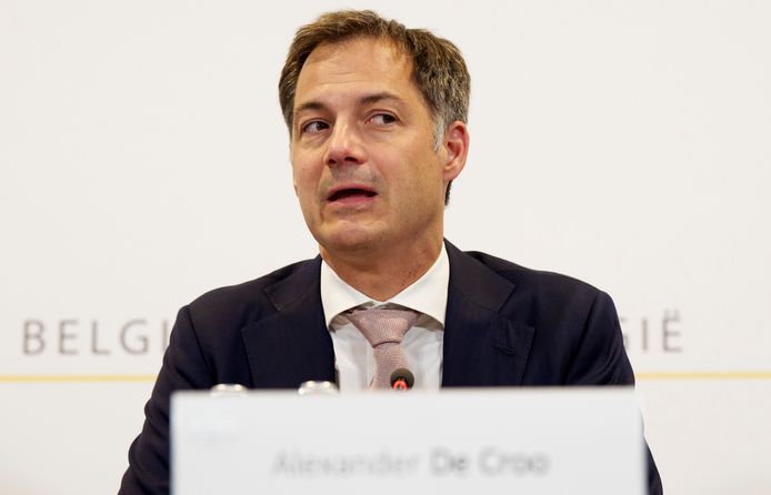 Premier Alexander De Croo.