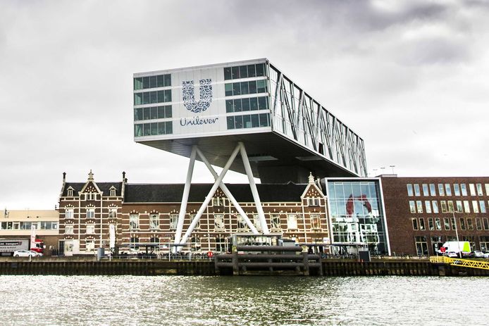 Het Nederlandse hoofdkantoor van Unilever in Rotterdam.