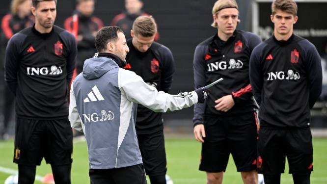 HERBELEEF. Rode Duivels trainden vandaag voor het eerst onder Tedesco, onder anderen Lukaku en De Bruyne ontbraken