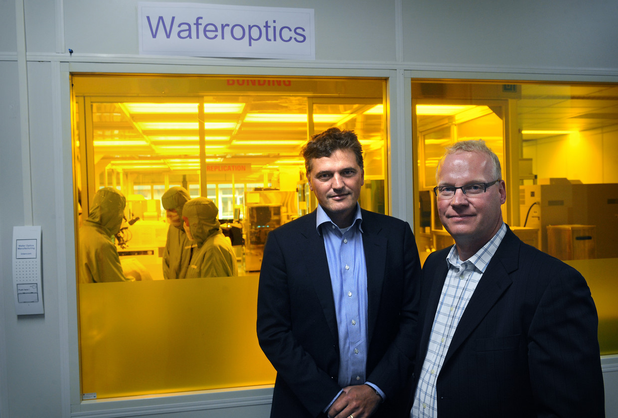  Anteryon-ceo Gert-Jan Bloks (rechts). Beeld Marcel van den Bergh / de Volkskrant