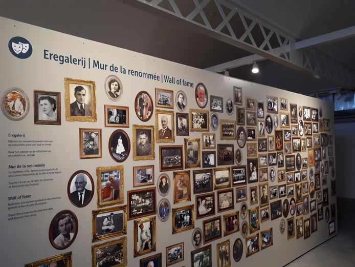 Een eregalerij met familieportretten in het Izegemse stadsmuseum Eperon d'Or.