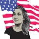 Tot voor kort poetste ze tafels in New York. Nu is ze de populairste Democrate in Washington