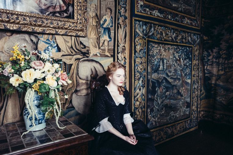 Emma Stone in The Favourite. Beeld  
