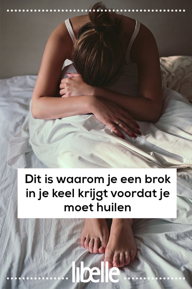Dit is waarom je een brok in je keel krijgt voordat je moet huilen