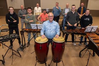 Slagwerkers in De Einder