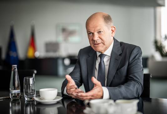 De Duitse bondskanselier Olaf Scholz