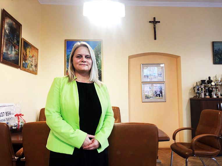 Burgemeester Magdalena Marszalek: ‘Ik ben het er dus echt niet mee eens.’ Beeld AD
