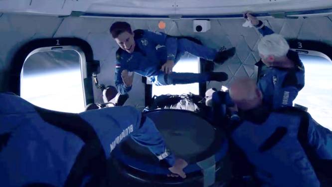Oliver Daemen (18) was tien minuten in de ruimte: ‘We hadden alleen maar plezier’