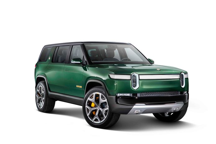 The electric Rivian R1S SUV is pictured in this recent undated handout photograph. - The California-based electric car startup Rivian has raised $700 million in a funding round led by Amazon as it gears up to launch vehicles to compete with the likes of Tesla by 2020. (Photo by Lians Jadan / RIVIAN / AFP) / == RESTRICTED TO EDITORIAL USE  / MANDATORY CREDIT:  "AFP PHOTO /  RIVIAN / Lians JADAN" / NO MARKETING / NO ADVERTISING CAMPAIGNS /  DISTRIBUTED AS A SERVICE TO CLIENTS  ==