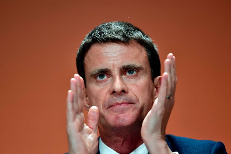 Oud-premier Manuel Valls. Beeld AFP