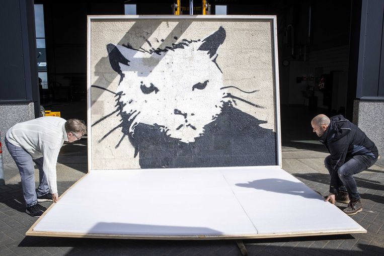 The Whitehouse Rat van Banksy. Beeld EPA