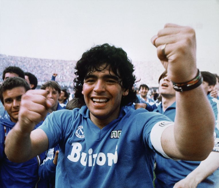 Diego Maradona. Beeld Meazza Sambucetti/AP/Shutterstock