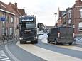 De dorpskom van Beselare kreunt onder het zwaar vervoer op de N303