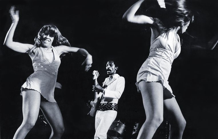 Ike and Tina Turner Revue in De Doelen in Rotterdam, 1972. Beeld gie Knaeps