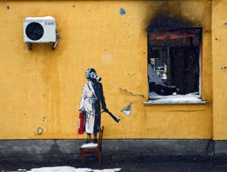 Dief die werk van Banksy in Oekraïne stal riskeert 12 jaar cel