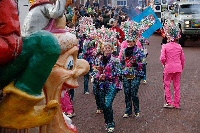 Carnavalsoptocht in Braamt.