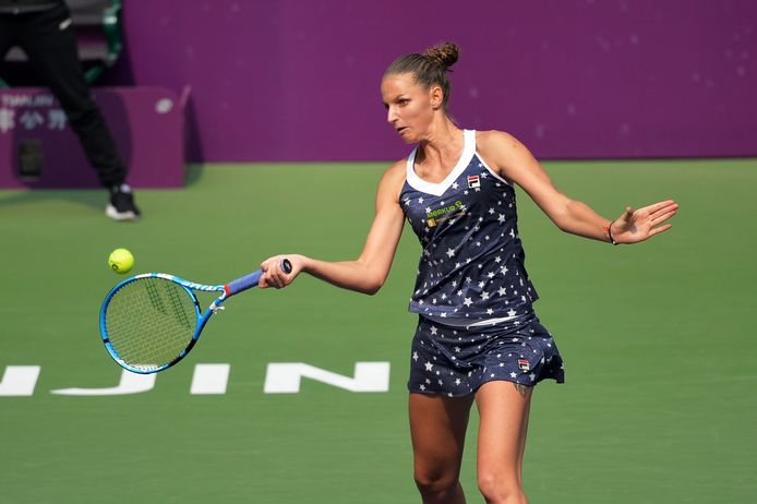 Karolina Pliskova gaat in Tianjin voor haar twaalfde WTA-titel.
