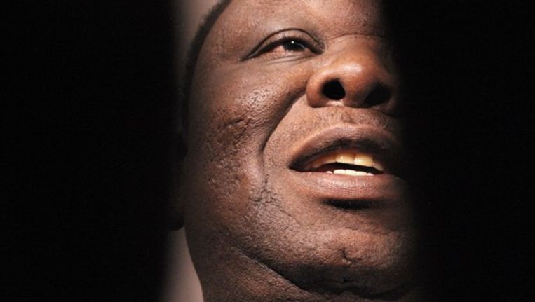 Premier van Zimbabwe Morgan Tsvangirai. Beeld afp