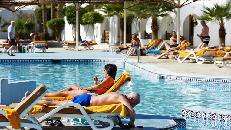Vakantiegangers in Egypte. Beeld ANP