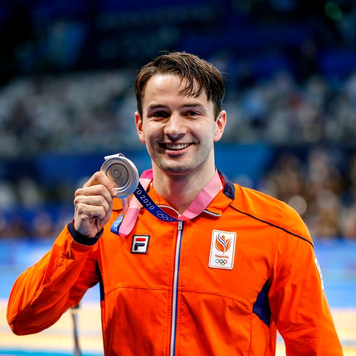 Zilver: Arno Kamminga (zwemmen, 100m schoolslag, mannen)