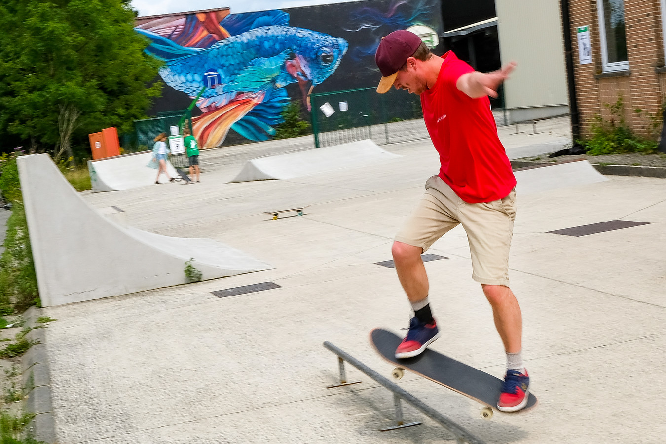 Blind charme landinwaarts Zelf een skateboard leren maken, onderhouden en winnen! Dat is de  Skatehappening op Zomer van Asiat | Foto | hln.be