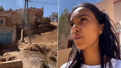 Nora Gharib vanuit Marokko, waar ze slachtoffers van aardbeving helpt: “Heb heel veel mensen buiten zien slapen”