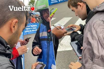 KIJK. Bizarre beelden: Vuelta-commissaris moet fans raadplegen om bonificatieseconden uit te delen