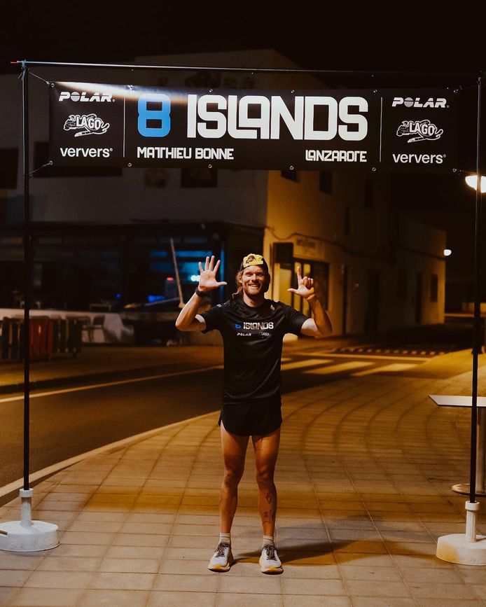 Matthieu Bonne legde al zeven opeenvolgende triatlons af, slaagt hij ook in de laatste achtste?