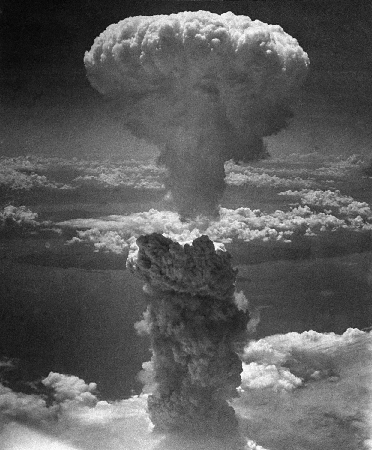 Archiefbeeld van de explosie van de atoombom. Beeld ap