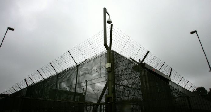 Hekwerk rond de Pompekliniek in Nijmegen.