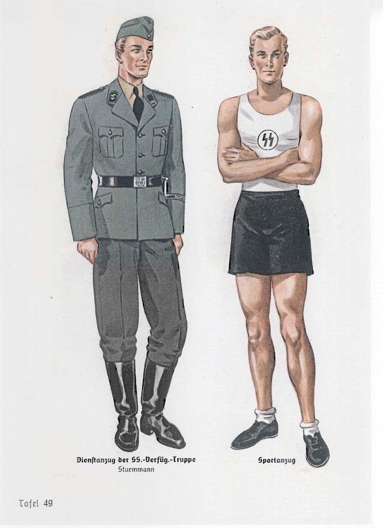 De leidraad voor veel nazidesign is het 'Organisationsbuch der NSDAP', de 'huisstijlhandleiding' van de nazi's. Beeld 