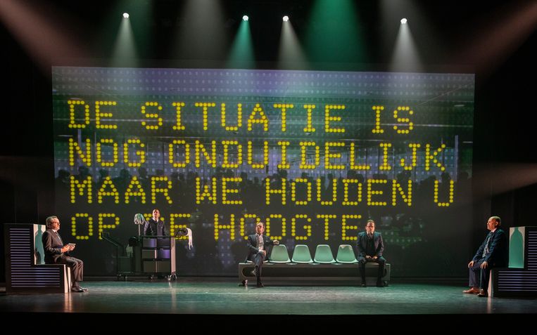 Try-out  van de voorstelling ‘Pandepaniek‘ van De Verleiders. Beeld RAYMOND VAN OLPHEN