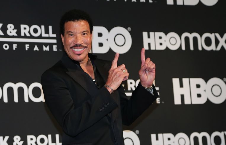Lionel Richie wordt geëerd op de Rock and Roll Hall of Fame Induction Ceremony in Cleveland, Ohio, 30 oktober 2021.  Beeld Photo News